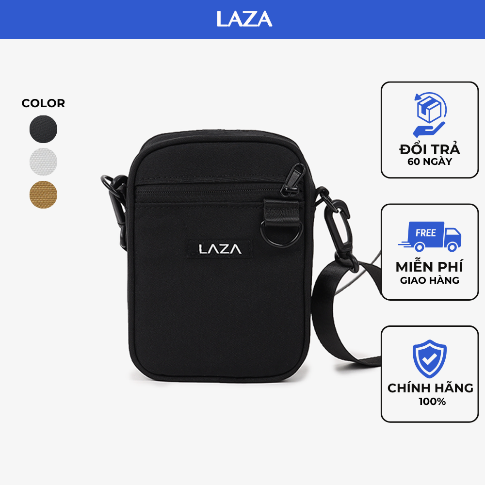 Túi đeo messenger LAZA Sanctis Bag 595 - Chất liệu canvas trượt nước