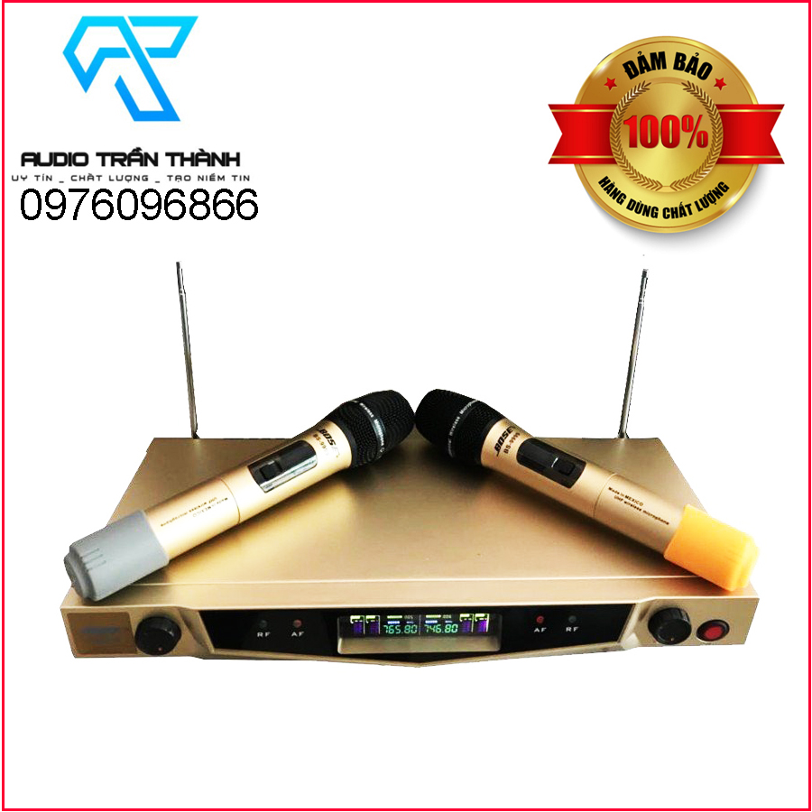 Micro không dây hát karaoke bose 999 chuyên nghiệp - kho máy huy phát