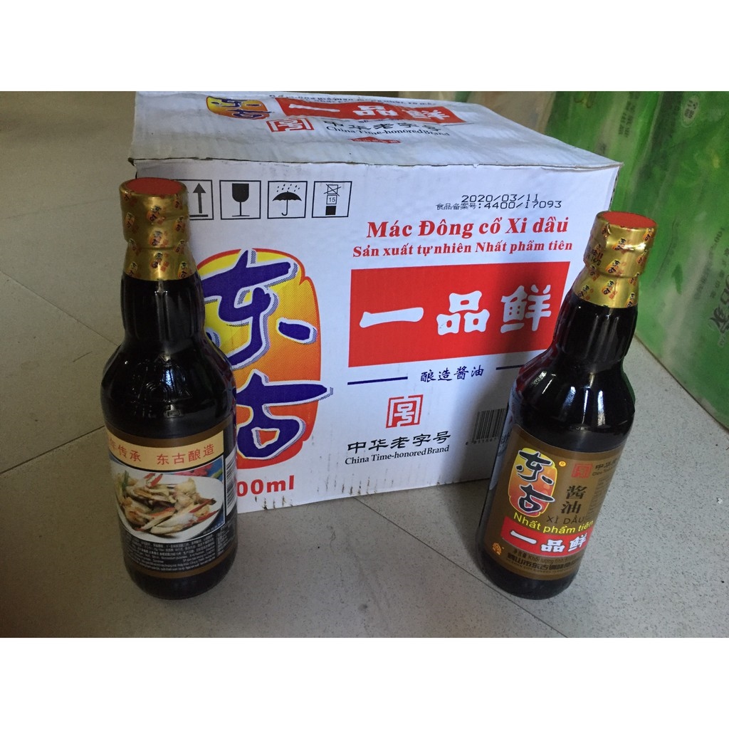 Hot sales cheap [Chính hãng] xì dầu (nước tương) nhất phẩm tiên Trung Quốc - Chai tủy tinh 500ml