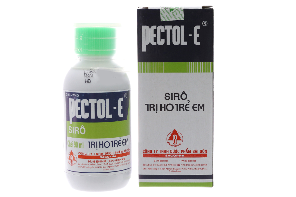 [HCM]Siro ho trẻ em Pectol-E chai 90ml