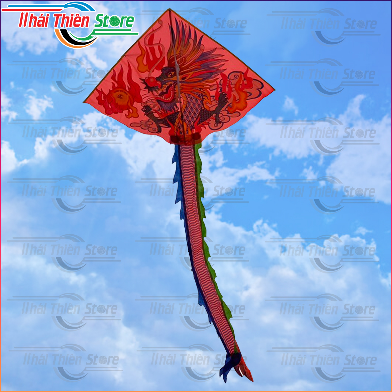 Diều Rồng Ghép Nhiều Màu Long Vân