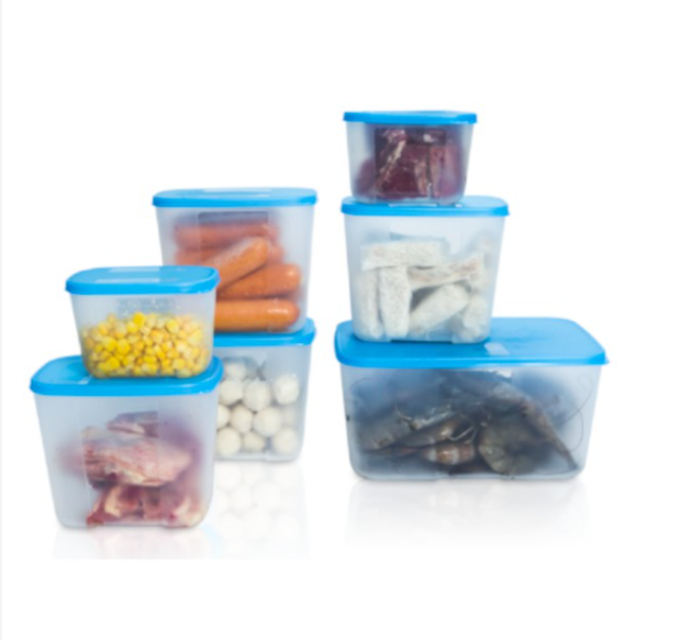 Set trữ đông 7 , fit set 7 hộp Freezermate Tupperware