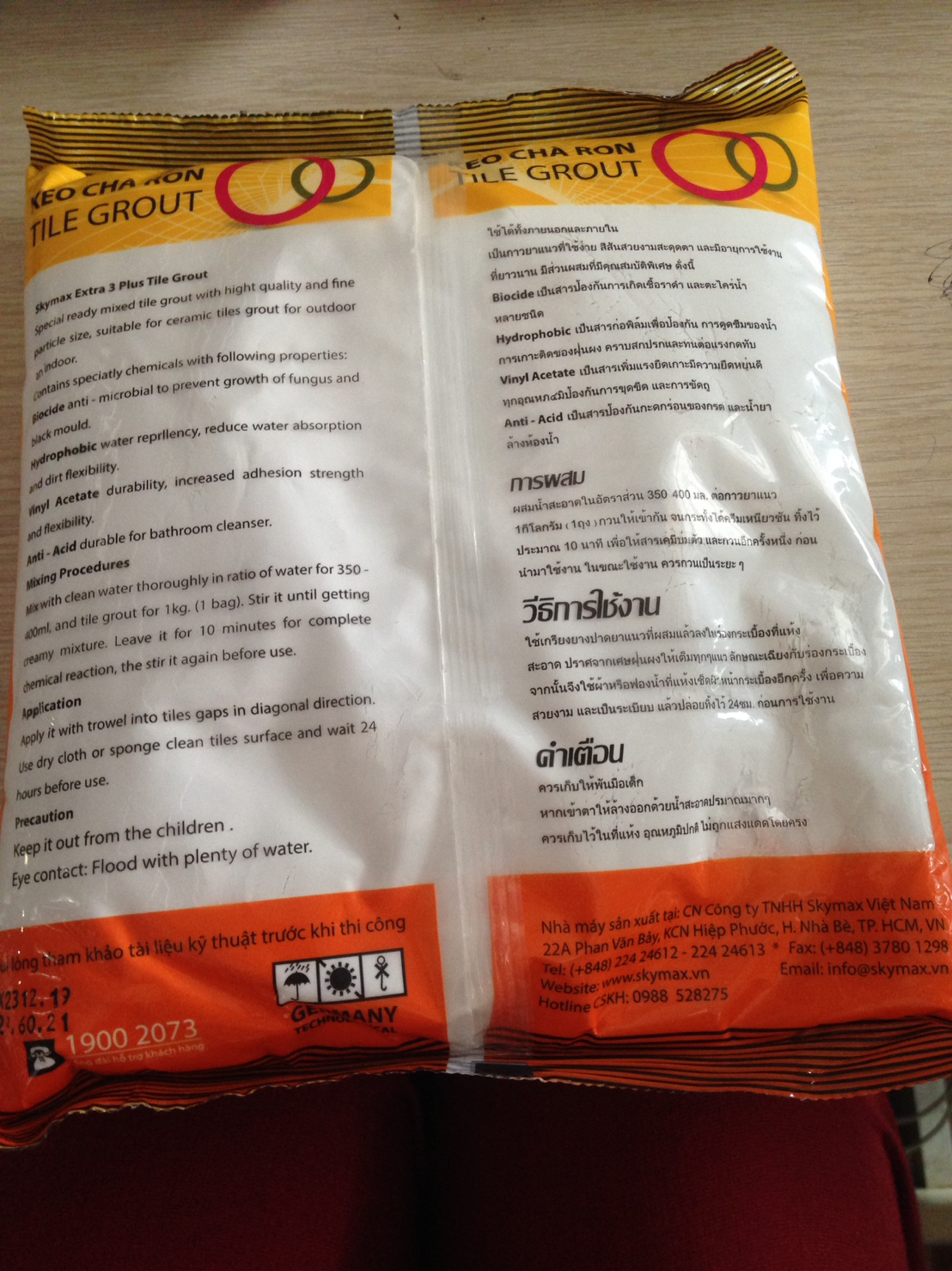 KEO CHÀ RON GẠCH SKYMAX - Loại cao cấp