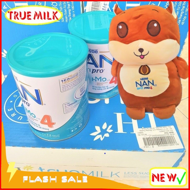 Bộ 2 lon Sữa Bột NaN 4 900g Nan Optipro HMO 4 900g - sữa bột NAN - sua bot chinh hang - sua bot nestle - sua bot optipro - sua bot 2 den 6 tuoi - nestle nan - nan4 trueme truemilk truemenews