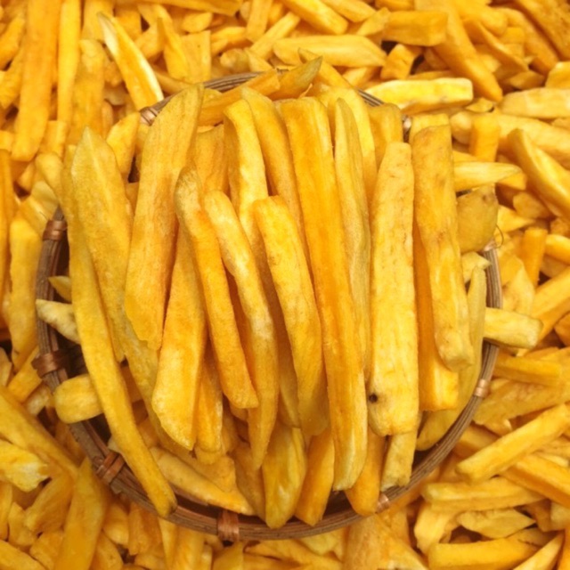 1kg khoai lang vàng sợi sấy giòn - đồ ăn vặt - bách hóa online uy tín