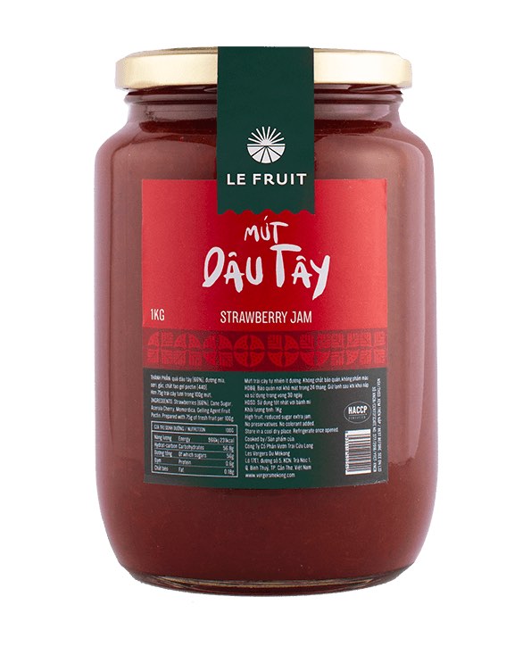 Mứt trái cây dâu tây Le Fruit 1000g