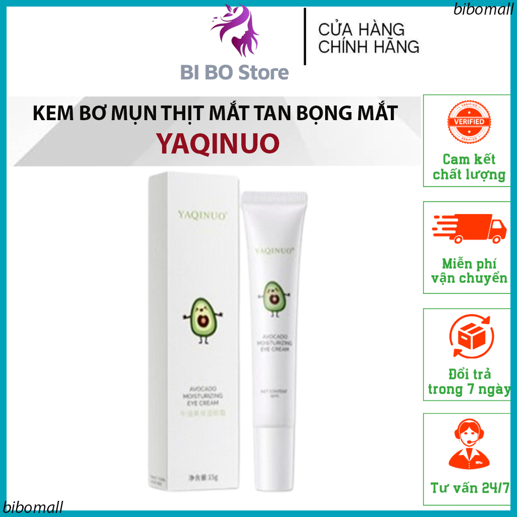 Kem Mụn Thịt Yaqinuo, Kem Bơ Tẩy Mụn Thịt Quanh Mắt, Làm Mờ Nếp Nhăn Thâm Quầng Mắt, Kem Mụn Thịt Quanh Mắt