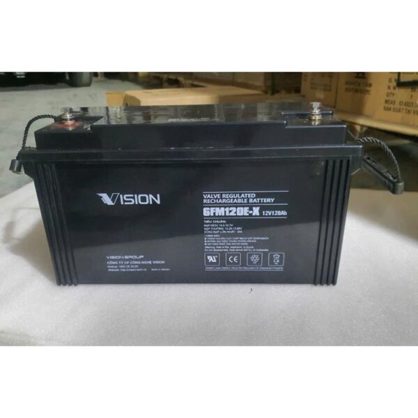 Gel Battery Vision 12V-120Ah Battery for Telecommunications Systems, Vision Gel Battery over 120Ah 100% Brand New, 120Ah Telecom Battery, Vision 12V-120Ah Battery Giá 4,300,000 Đồng*Miễn phí vận chuyển
