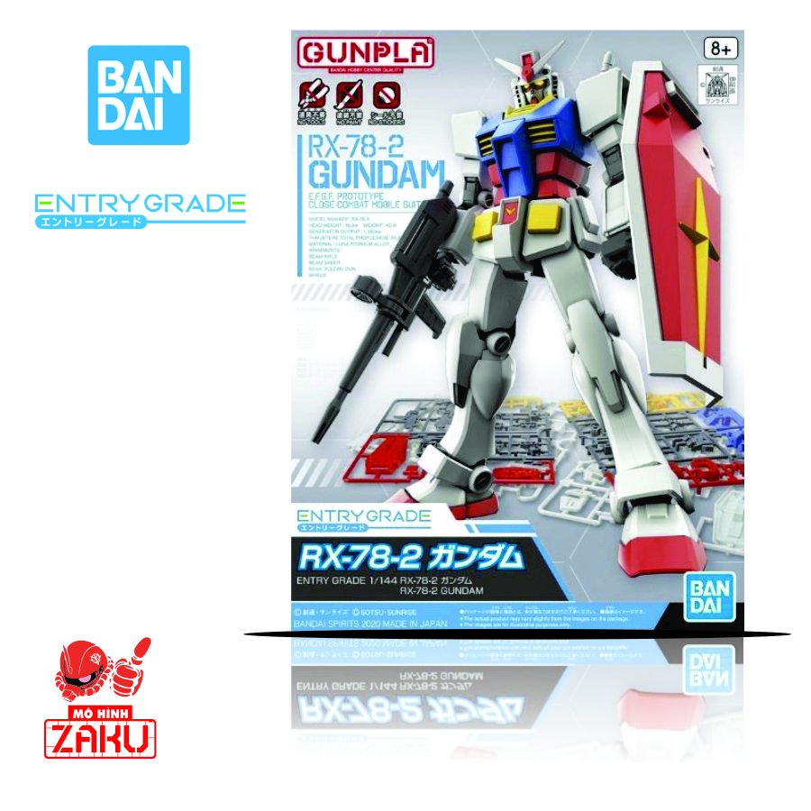 Mô hình lắp ráp gundam entry grade eg rx-78-2 gundam