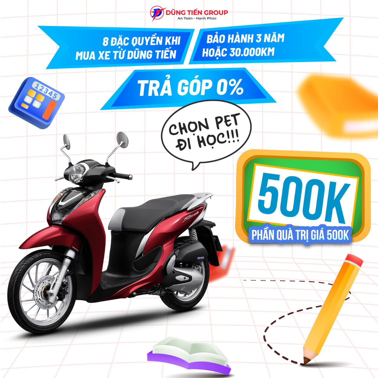 Xe máy honda sh mode 125cc phiên bản cao cấp 2024