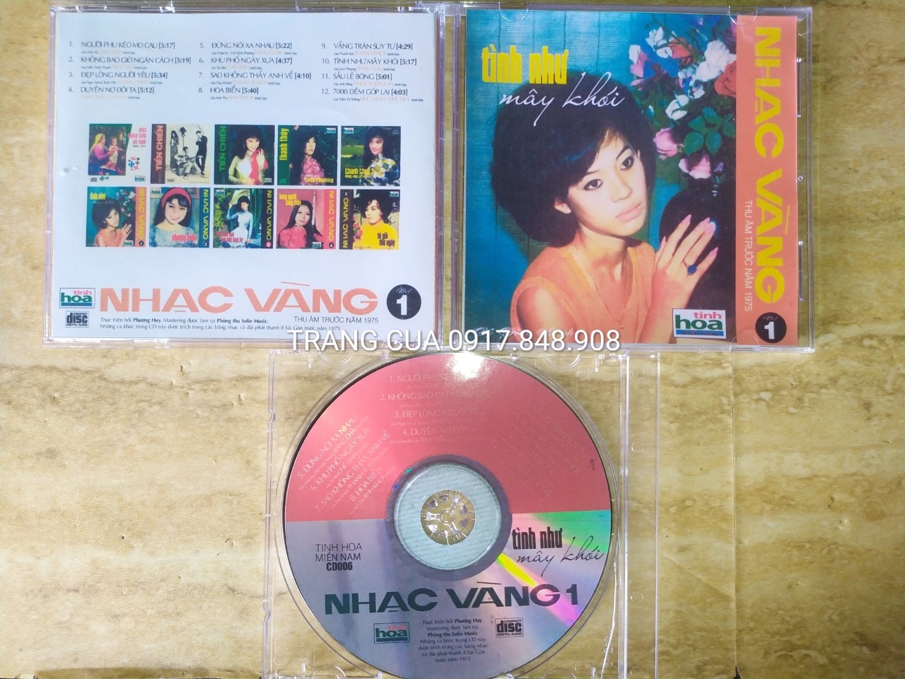 Bộ 10 CD Tinh Hoa Nhạc Vàng Miền Nam, nhạc 1975 ( Vol 9-10 phía dưới mô tả)