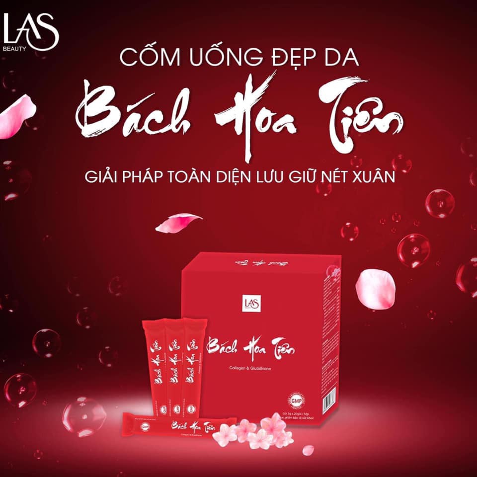 Combo 2 hộp bách hoa tiên las beauty đẹp da