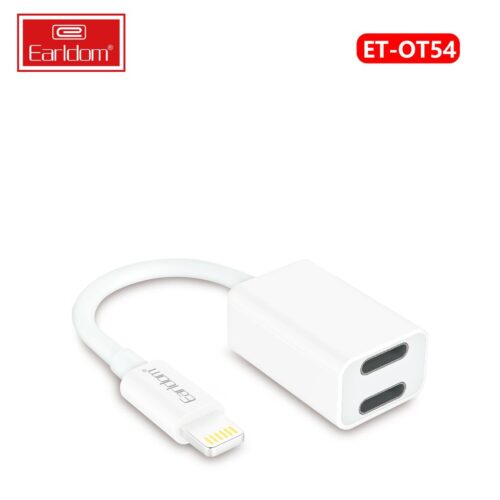 Jack Chuyển Lightning 2in1 – Hỗ trợ míc thoại – chơi game – Earldom OT54