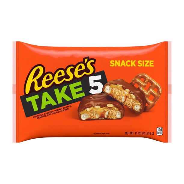 Reese bơ đậu phộng 5 in 1 318g- Reese Take 5 318g
