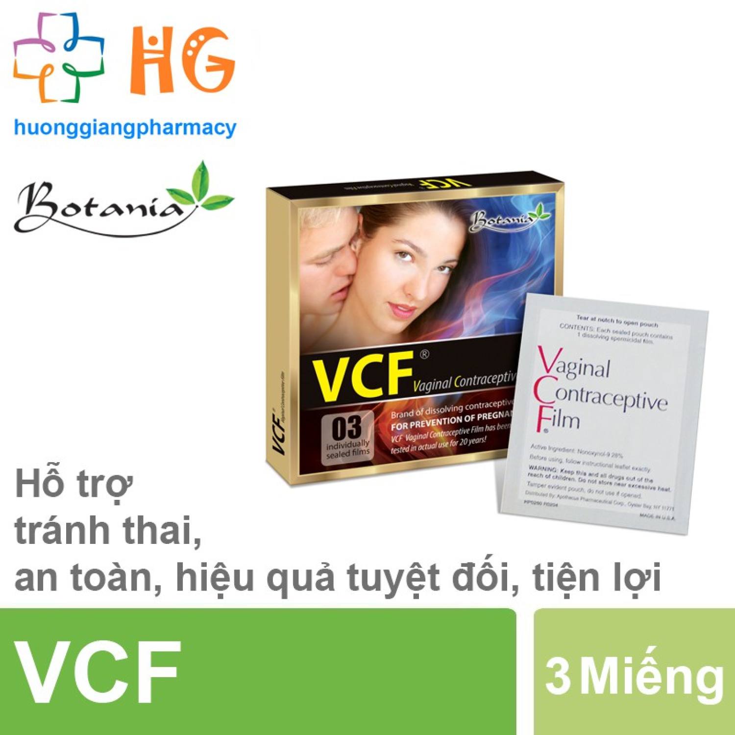 Màng phim tránh thai VCF