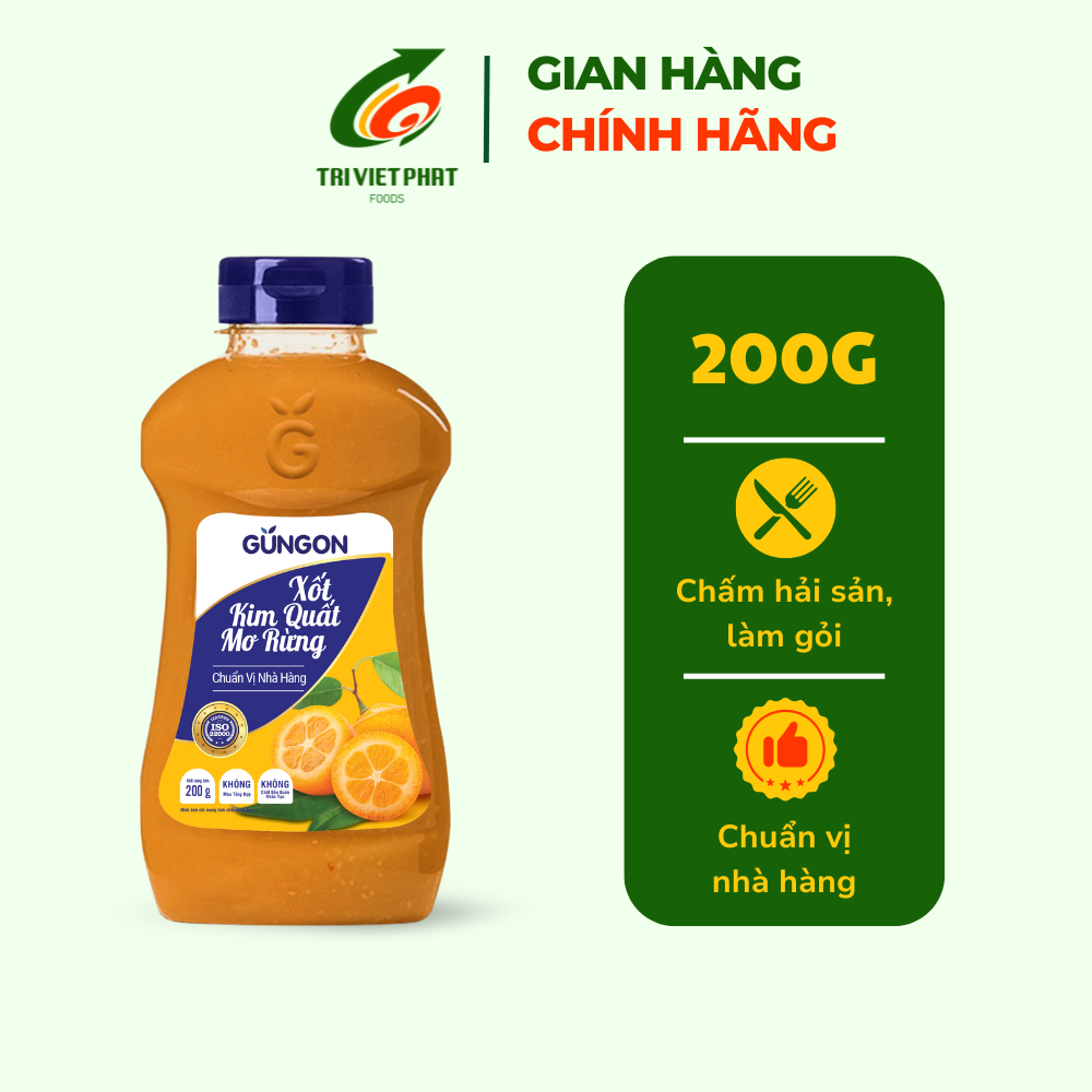 Xốt kim quất mơ rừng GUNGON chấm các loại đồ nướng chiên quay 200g