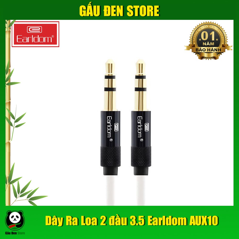 Dây ra loa 2 đầu 3.5 earldom aux10 cam kết hàng đúng mô tả chất lượng đảm bảo an toàn đến sức khỏe người sử dụng đa dạng mẫu mã màu sắc kích cỡ