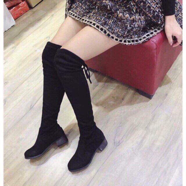 Bốt đùi ullzzang đế 3 phân