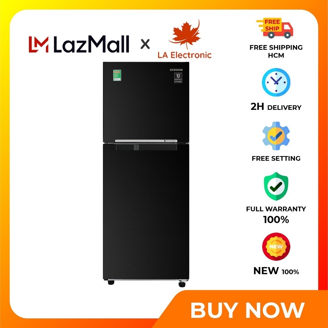 Tủ Lạnh Samsung Inverter 208 lít RT20HAR8DBU/SV - Miễn phí vận chuyển HCM Công Nghệ Digital Inverter Công nghệ làm lạnh:Làm lạnh đa chiều Công nghệ kháng khuẩn khử mùi:Bộ lọc than hoạt tính