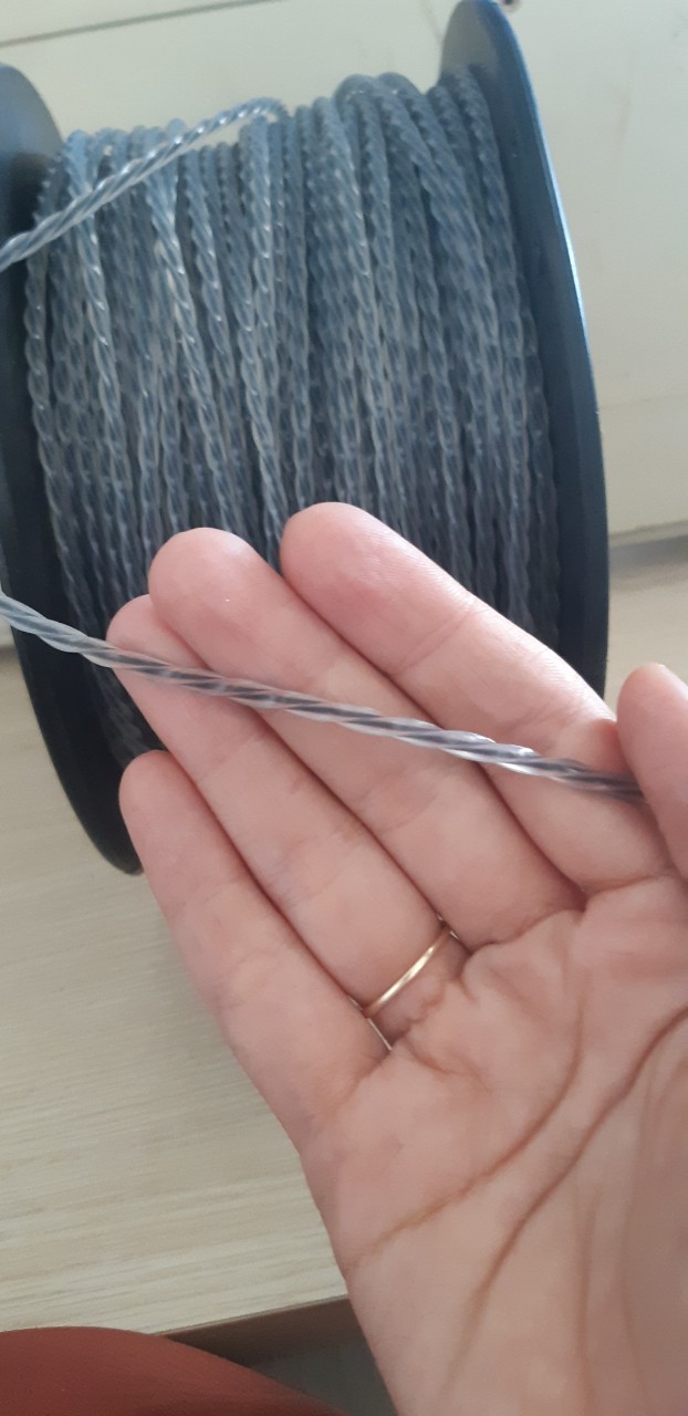 Cước cắt cỏ xoắn lõi đen 3mm