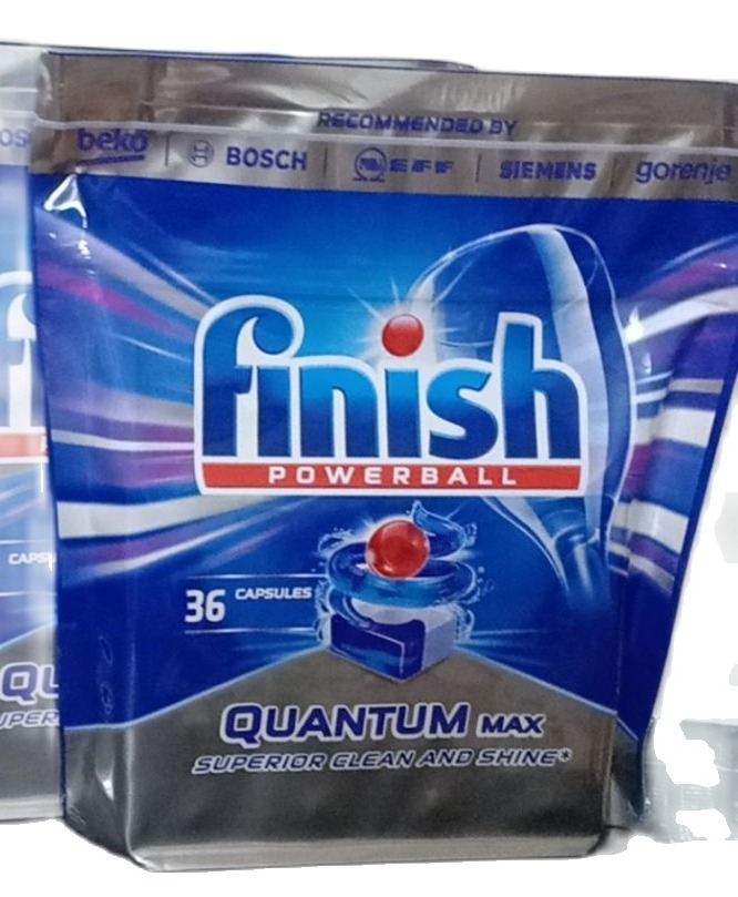 Viên rửa chén bát Finish Quantum túi 72 viên hàng Châu Âu