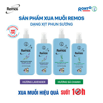 Xịt Chống Muỗi Remos Hương Lavender 150ml