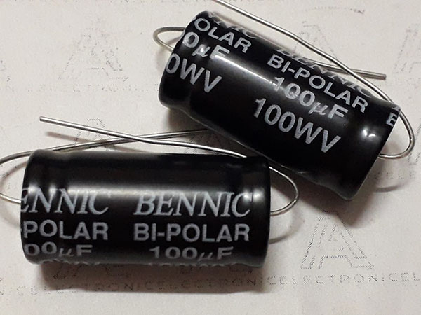 Tụ bennic bennike 100uf 100v np không phân cực rk-234
