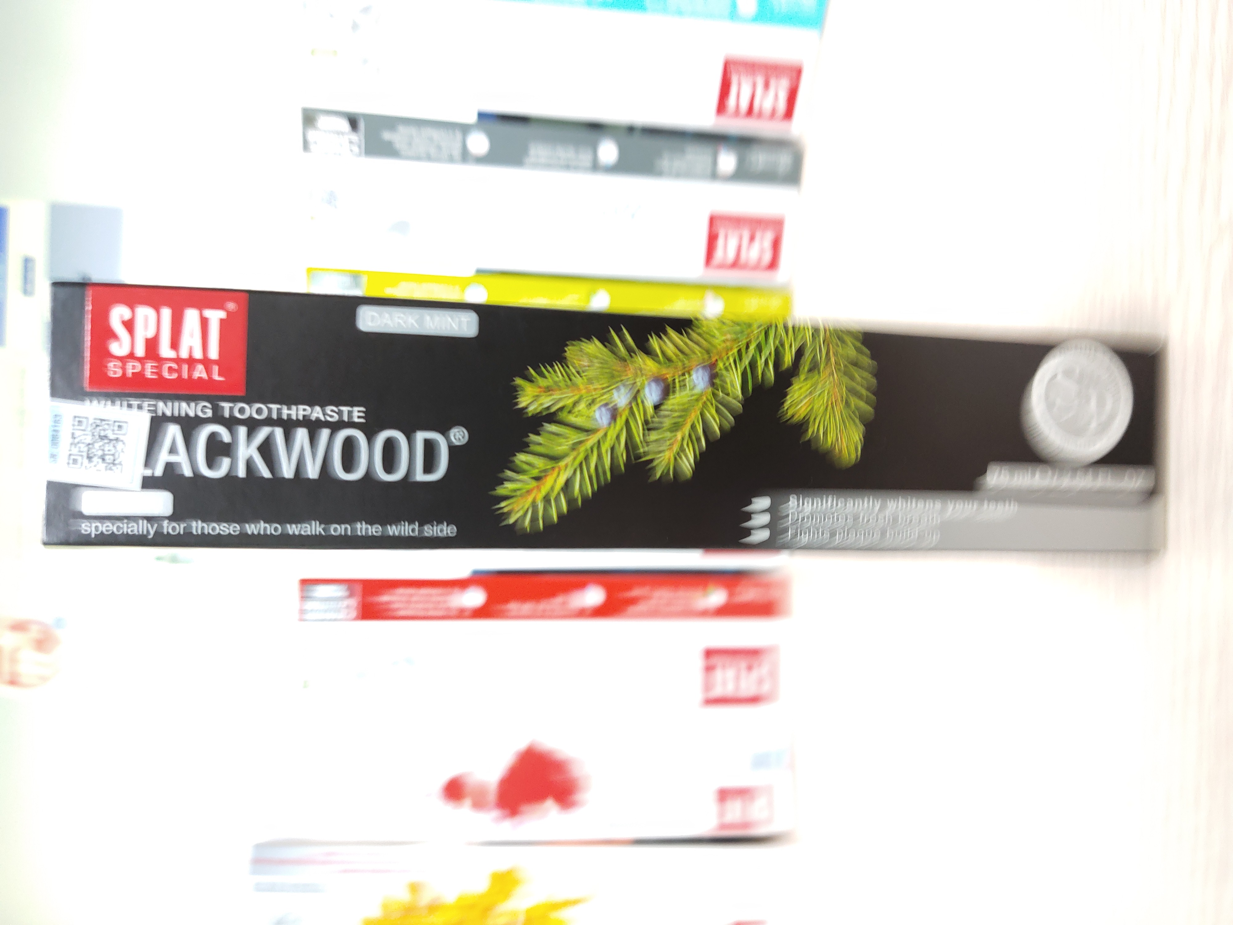 Kem đánh răng chống vi trùng SPLAT – BLACKWOOD 100ml (Phân phối chính hãng)