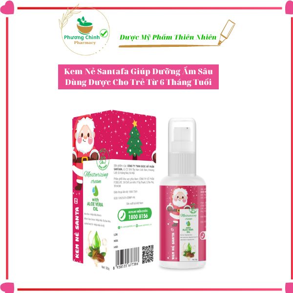 Kem Dưỡng Ẩm Santafa - Giúp Dưỡng Ẩm, Tái Tạo Da Do Nứt, Khô Da - Chai 30g
