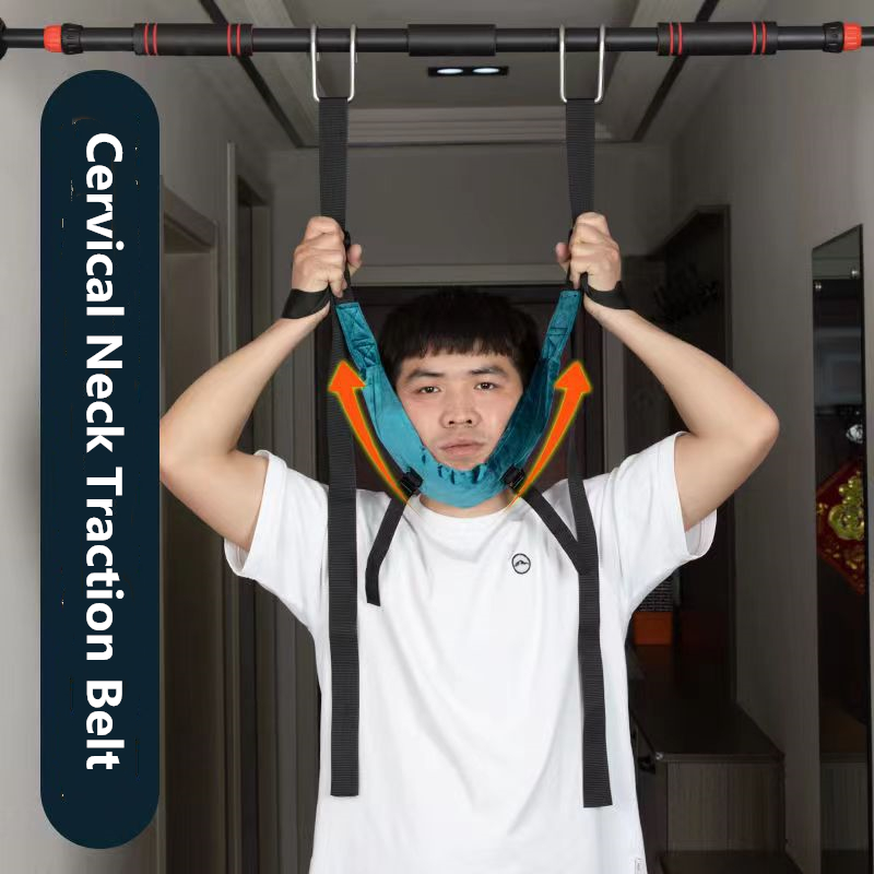 Cổ tử cung kéo vành đai treo cổ kéo dài cổ tử cung spondylosis thiết bị điều trị cột sống cổ tử cung orthosis kéo khung