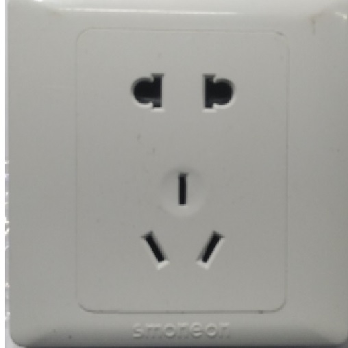 Mặt ổ cắm 5 lổ dẹt 10a 250v