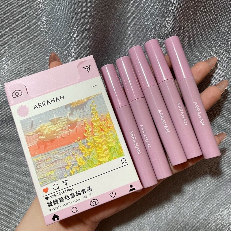 Set 5 cây son arrahan