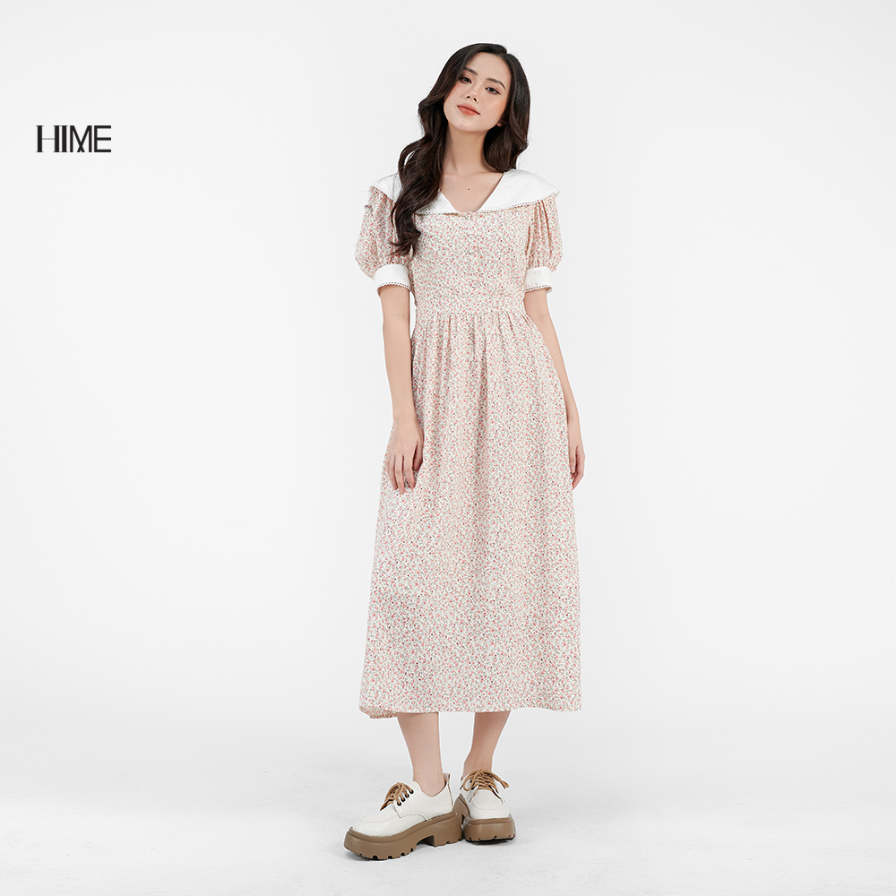 Váy midi hoa nhí hime h092