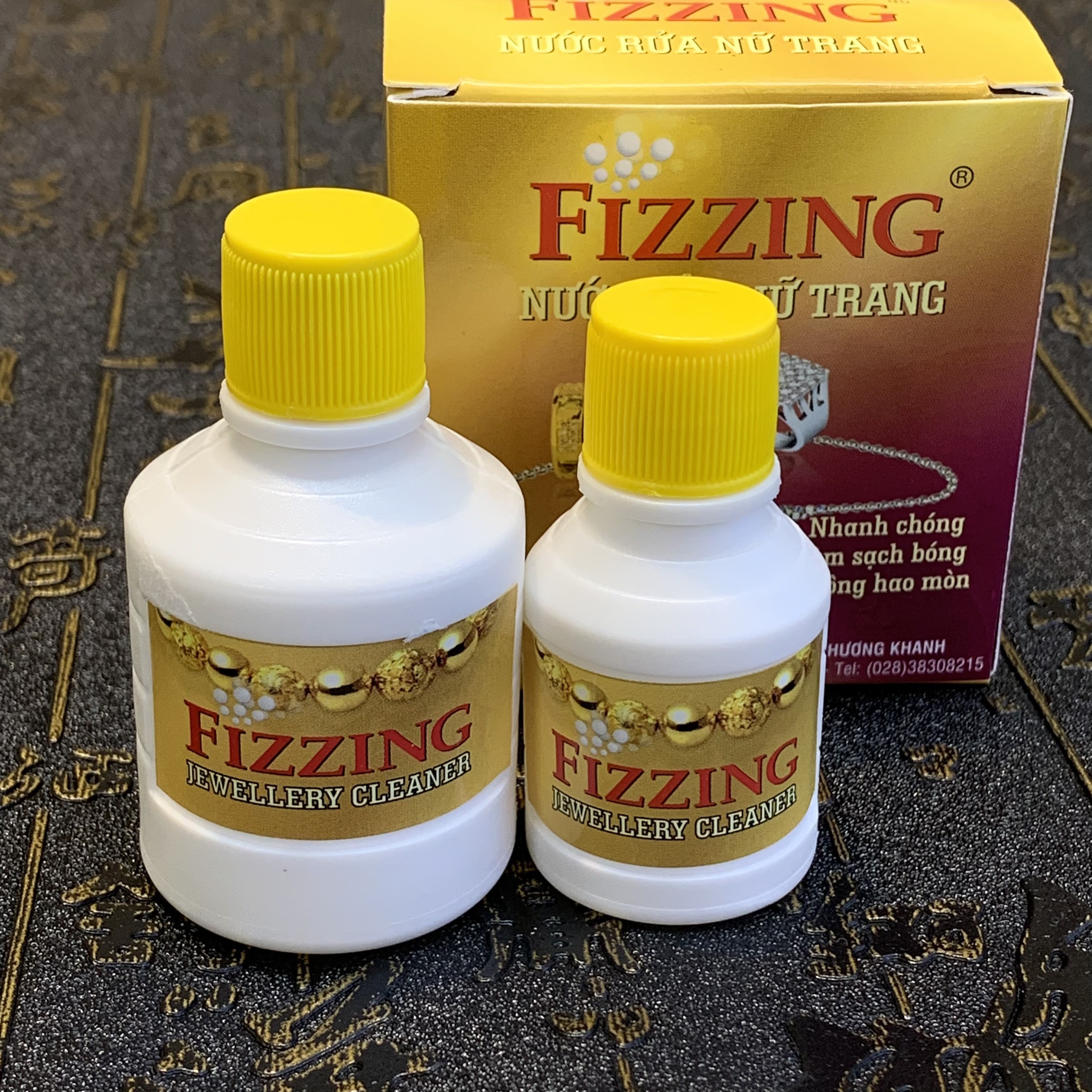 Nước Rửa Trang Sức Fizzing Làm Sạch Đánh Bóng Trang Sức Như Mới Không Gây Hao Vàng