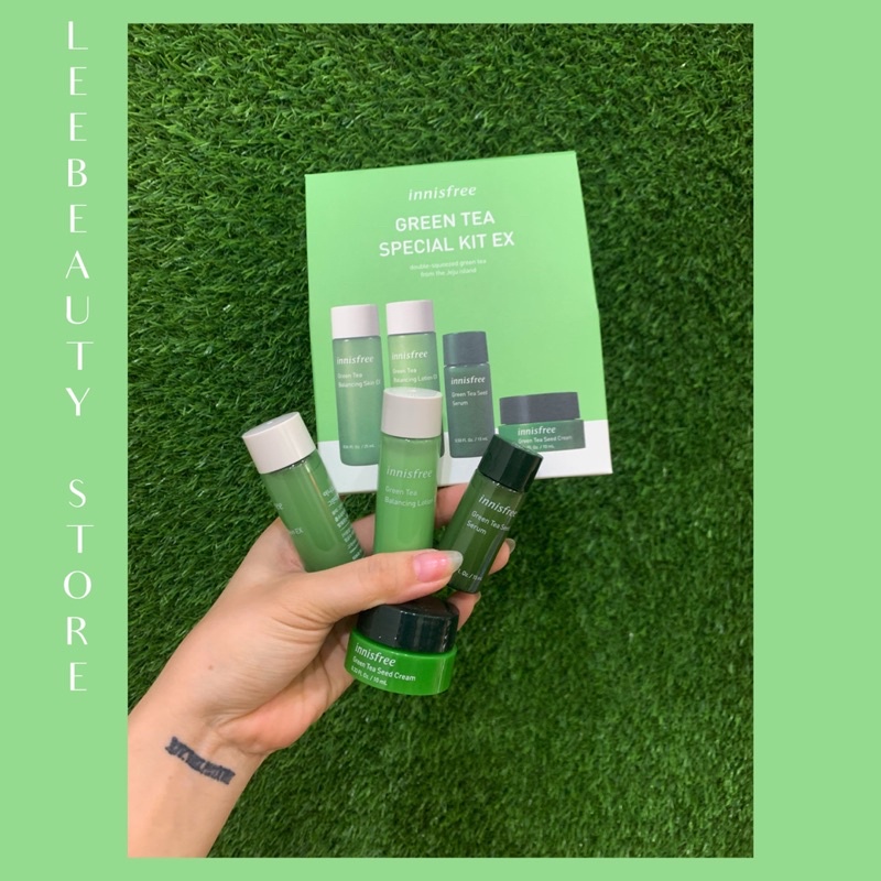 Bộ dưỡng da trà xanh Innisfree Green Tea Balancing Special Kit Ex 4 món