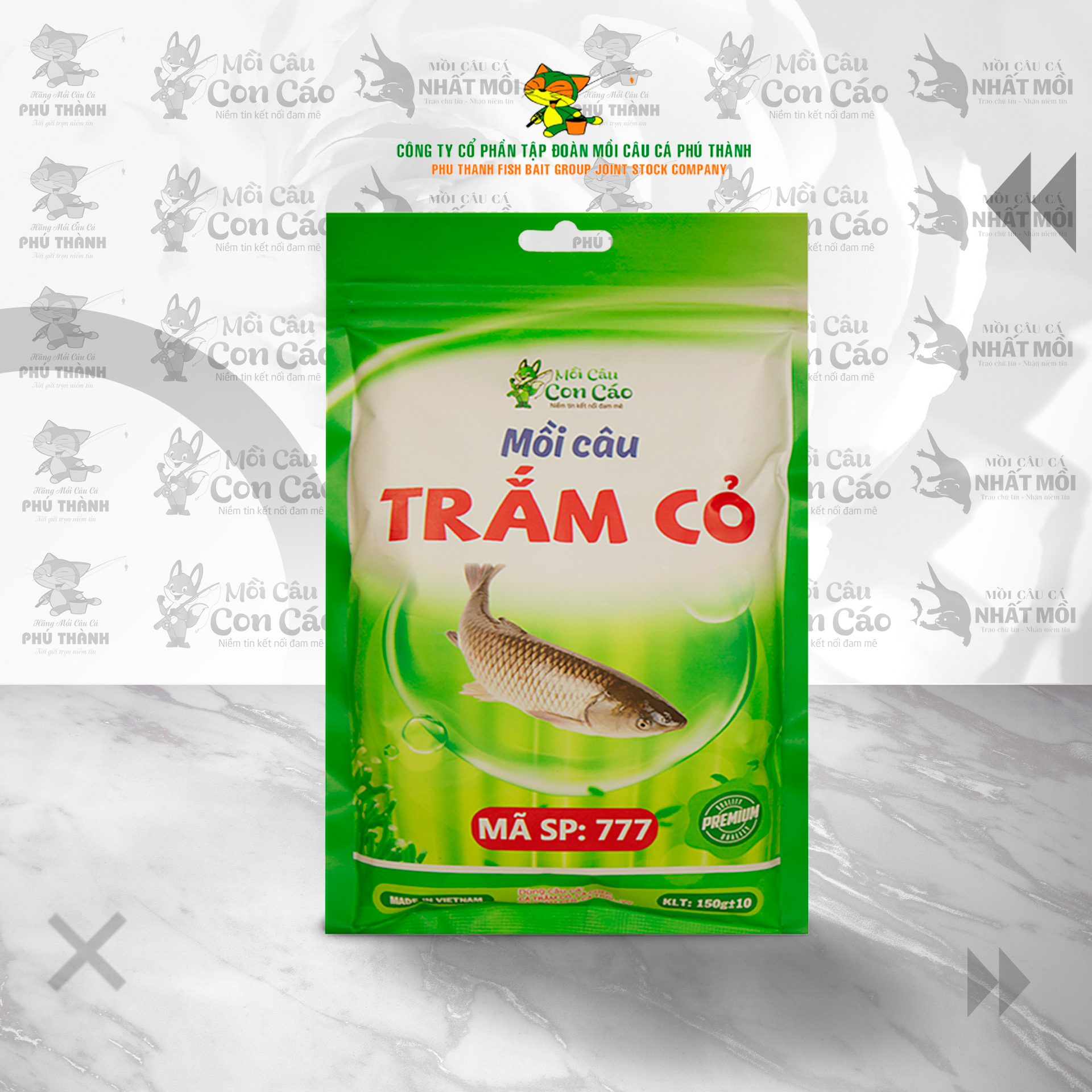 Mồi câu trắm cỏ mã 777