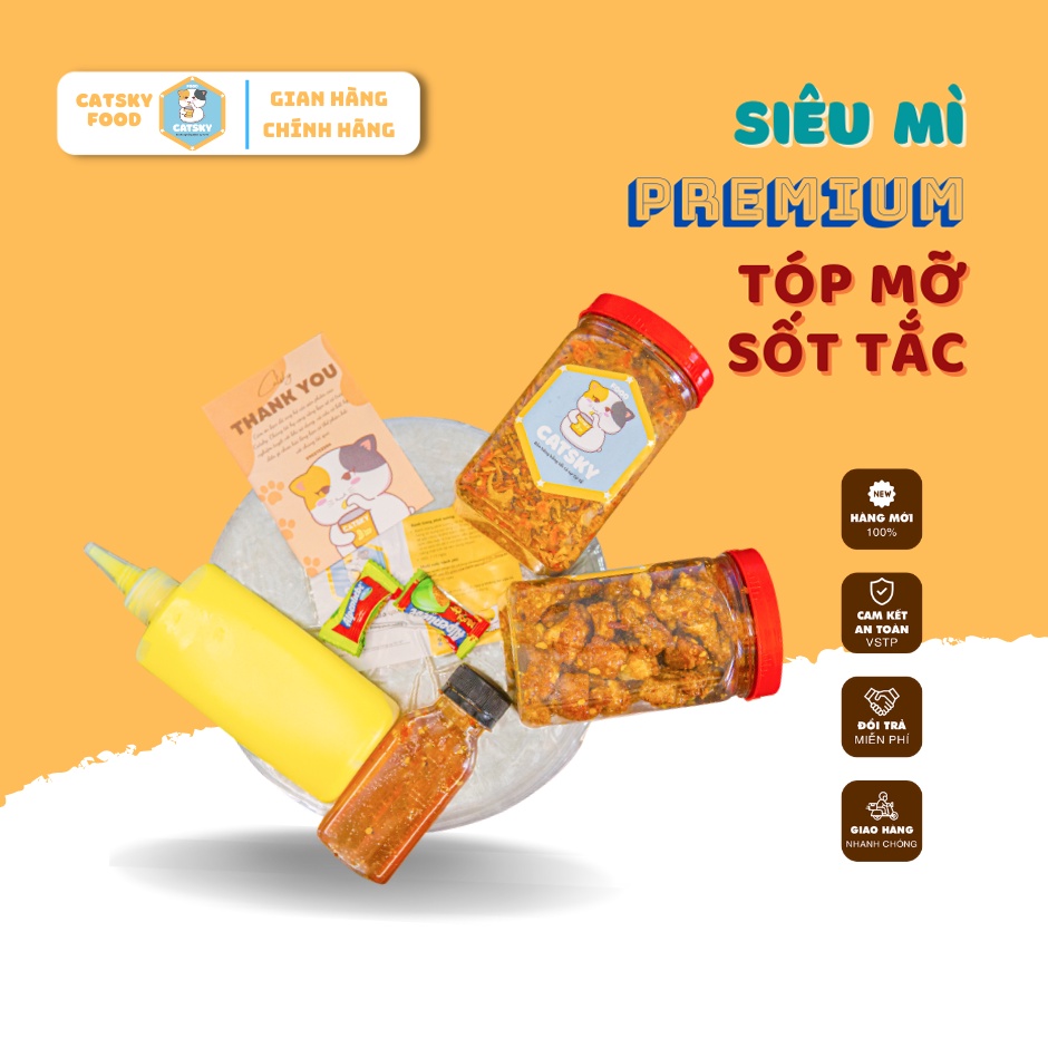 COMBO BÁNH TRÁNG PHƠI SƯƠNG SIÊU MÌ *PREMIUM* TỐP MỠ SỐT TẮC