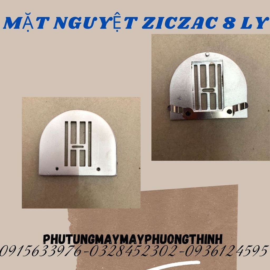 Mặt nguyệt ziczac 8 ly