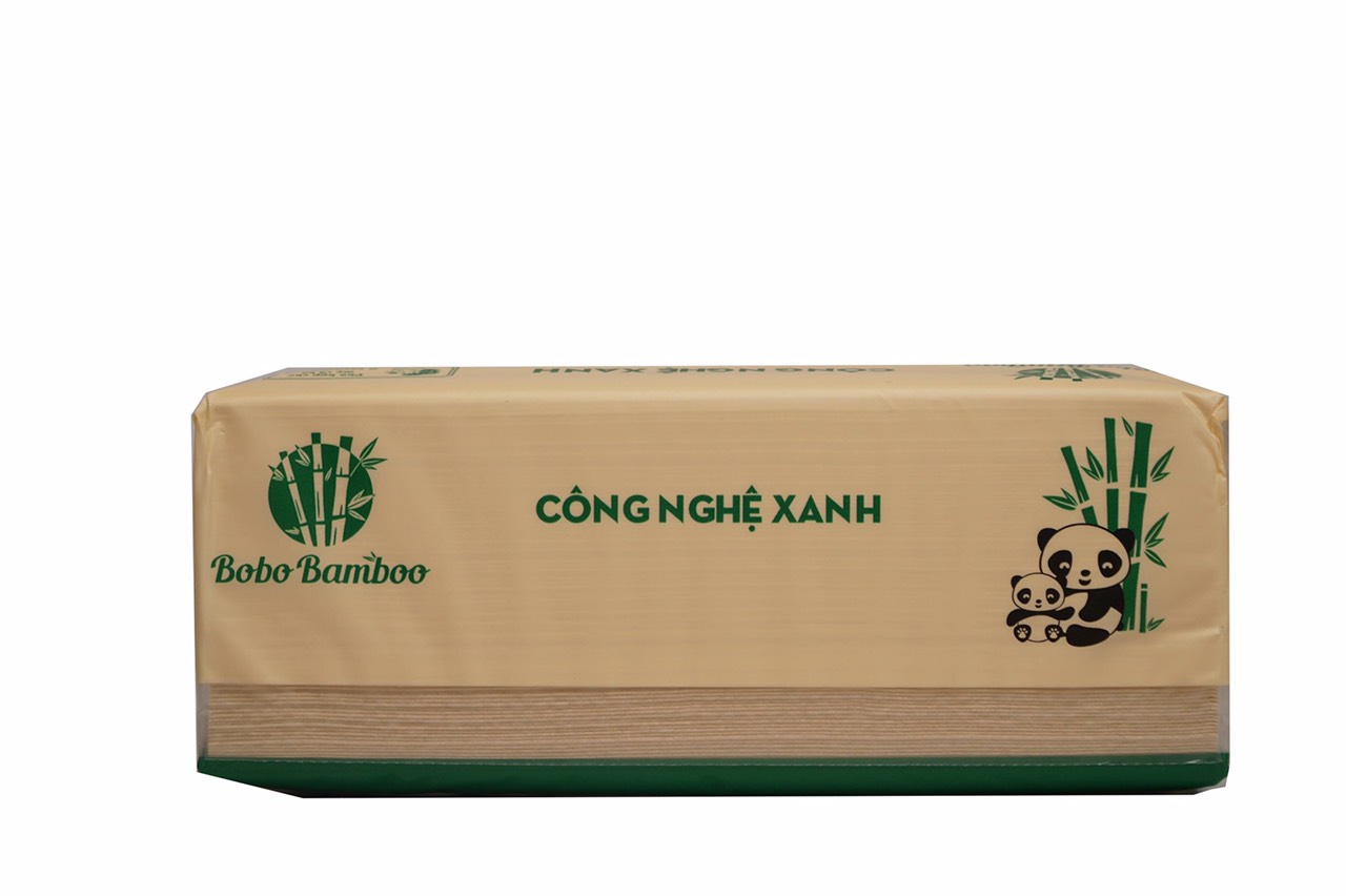 01 Gói Giấy Rút Gấu Trúc BOBO BAMBOO 200 Tờ