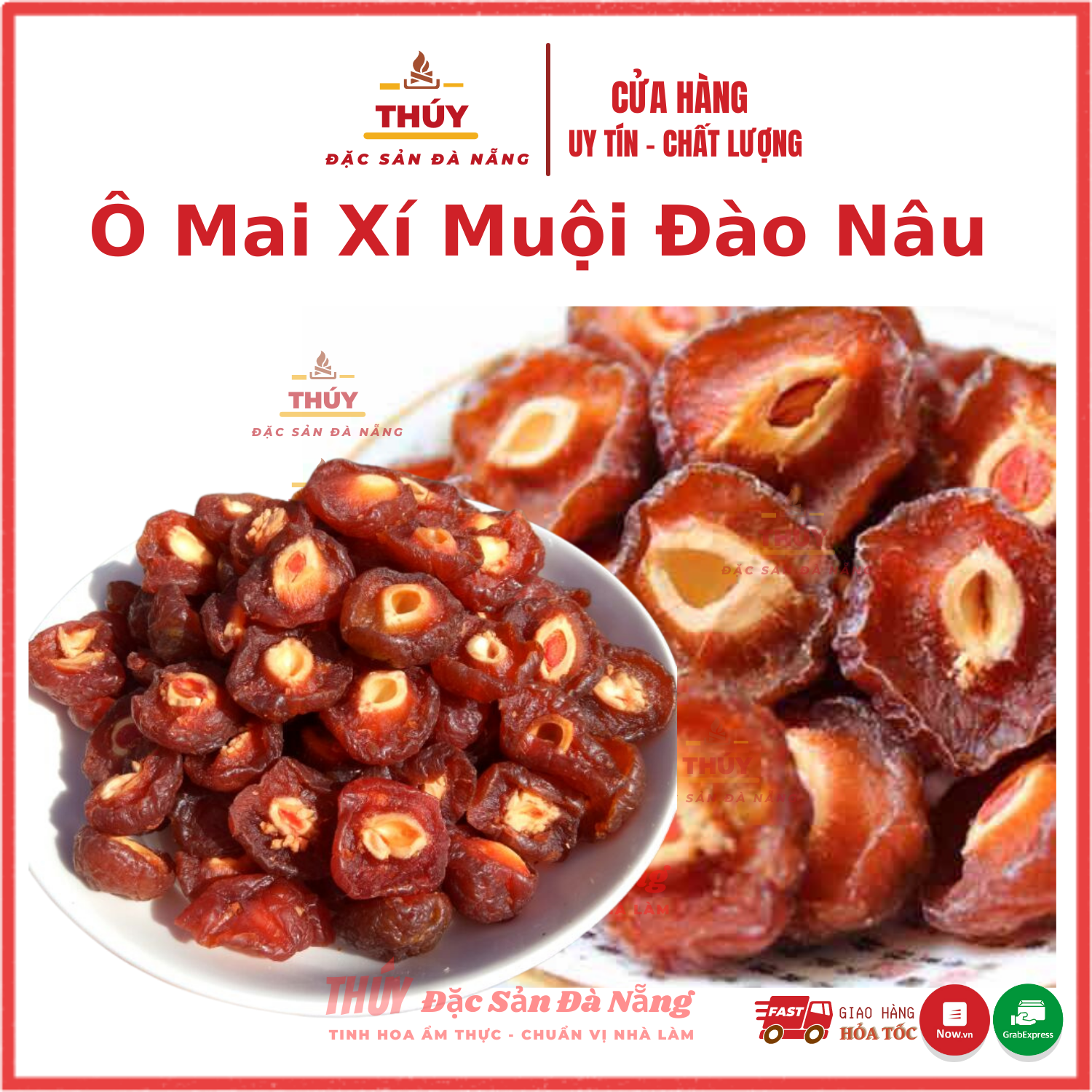 Đào nâu bổ sấy dẻo 500gr ngọt ngọt chua chua dẻo dẻo ăn vặt ăn tết