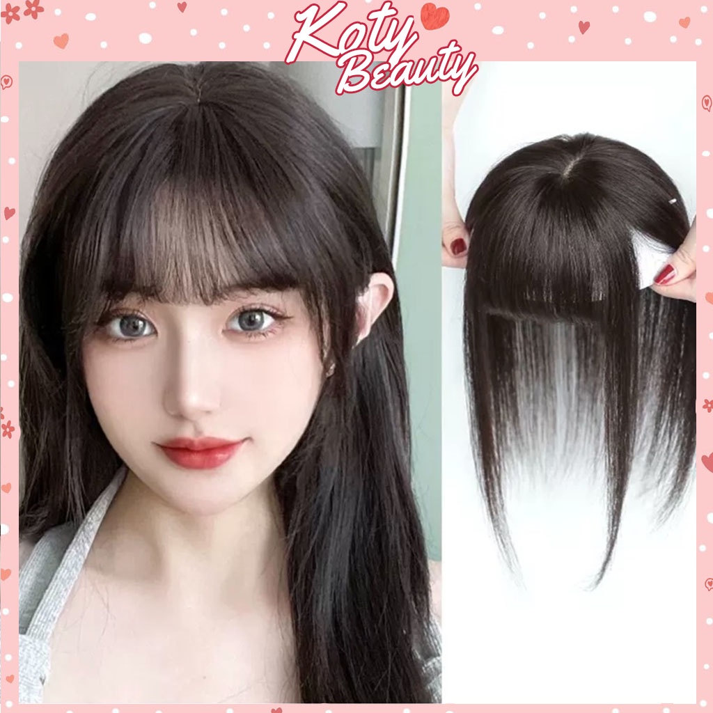Wig cover bald Koty beauty wig bangs thinning coating bald premium