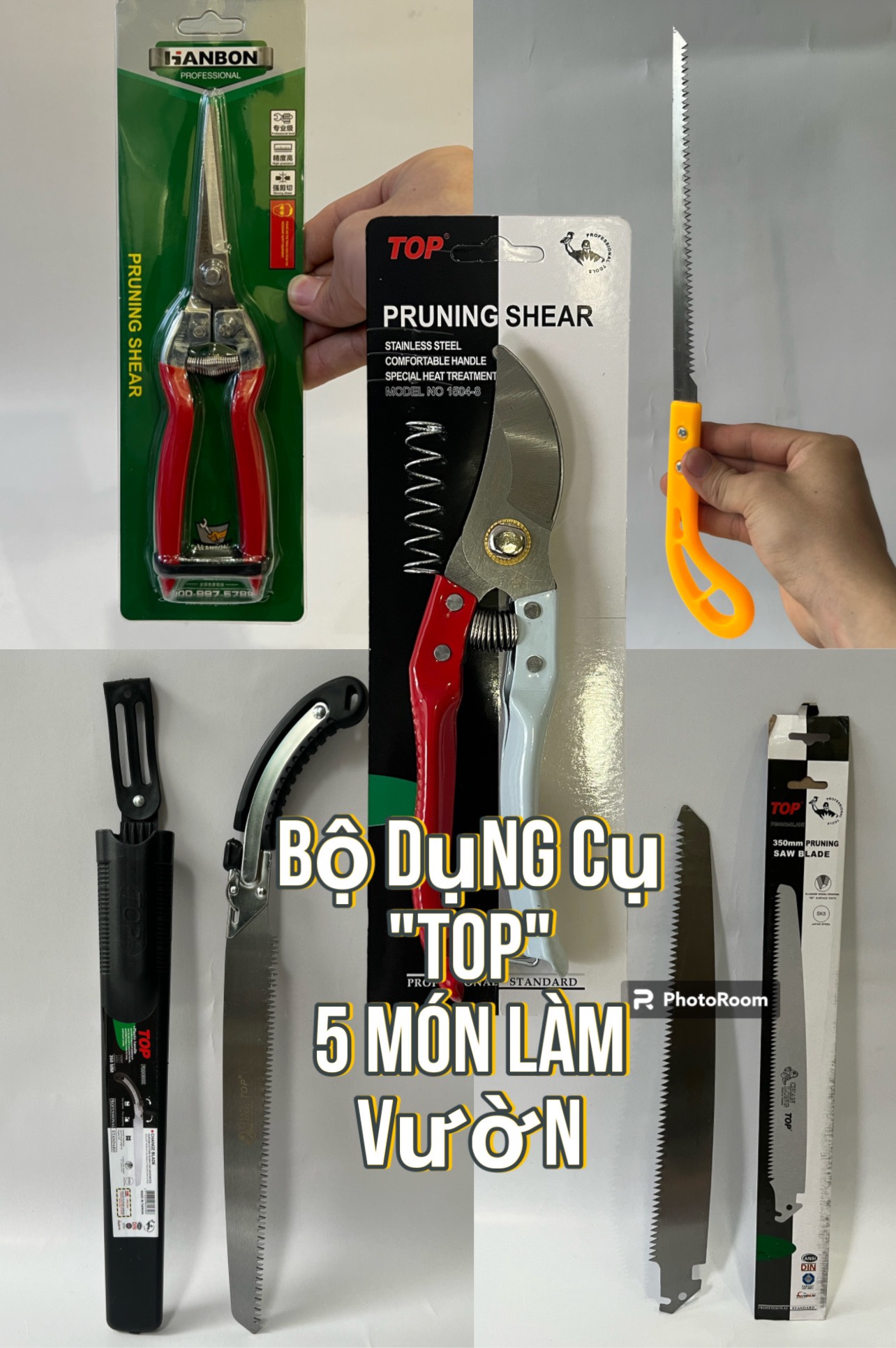 Bộ dụng cụ làm vườn top 5 món