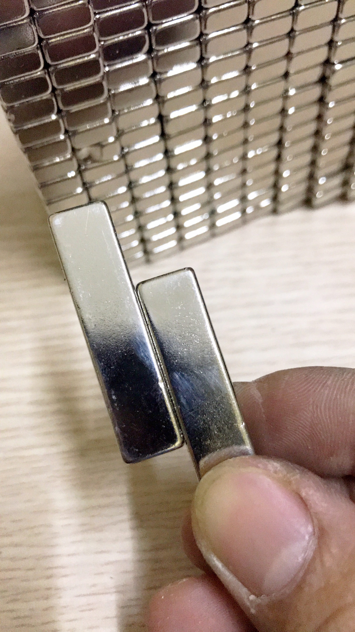 Nam châm viên 40x10x5mm , nam châm chữ nhật từ tính mạnh