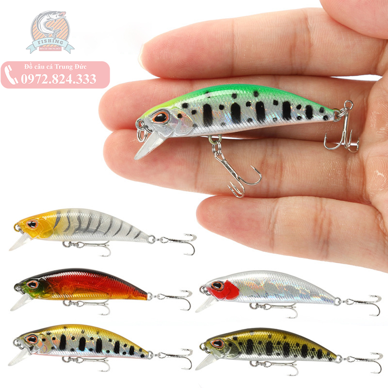 Mồi giả câu cá D45 chuyên cá chày, mương , lóc , măng , sộp.