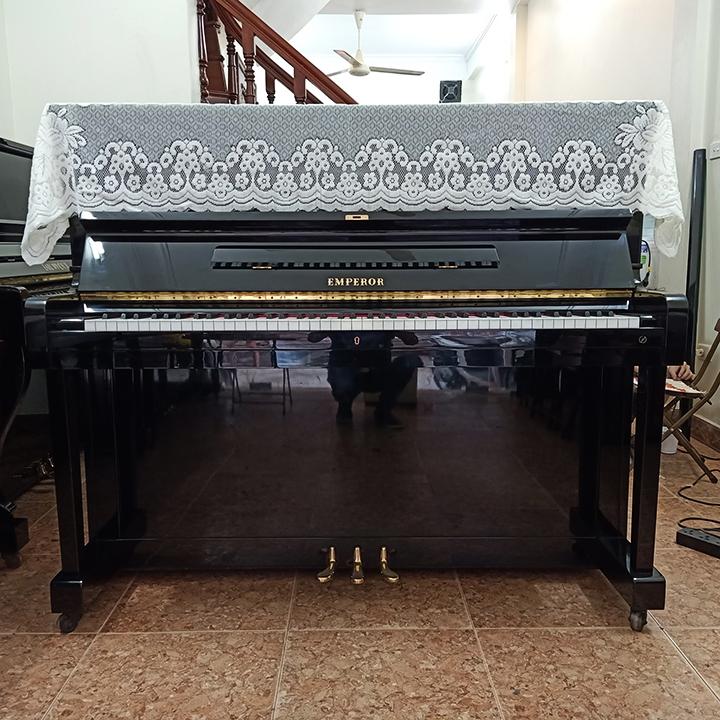 Khăn phủ đàn Piano ren trắng AZS-KPD 012