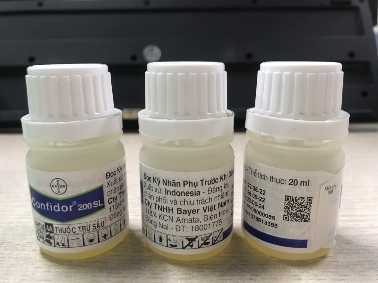 Confidor 200SL lọ 20ml - đặc trị bọ trĩ, rệp sáp hoa hồng - hãng Bayer của Đức