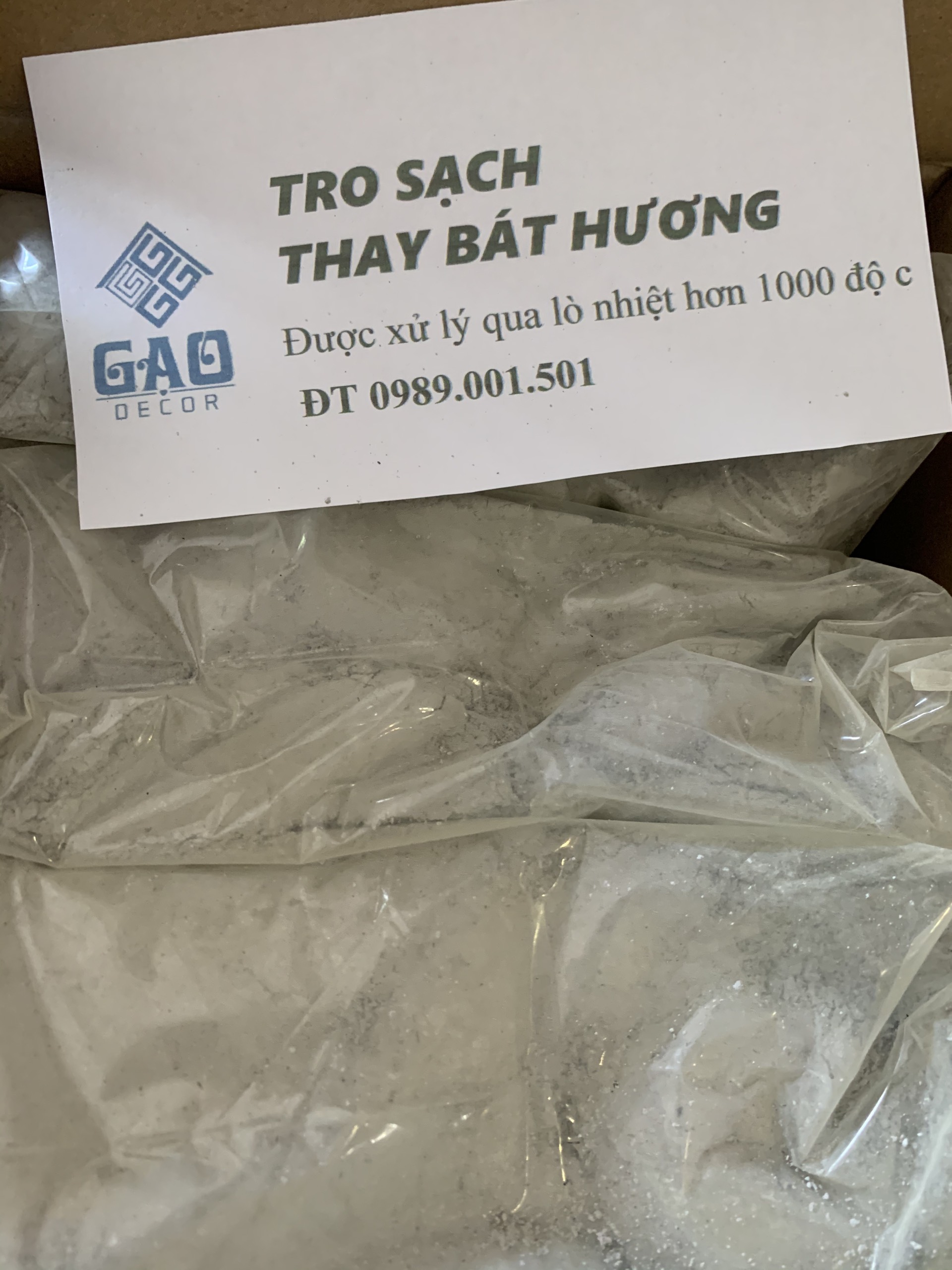 Tro sạch bốc bát hương,Tro sạch thay bát hương, bát nhang