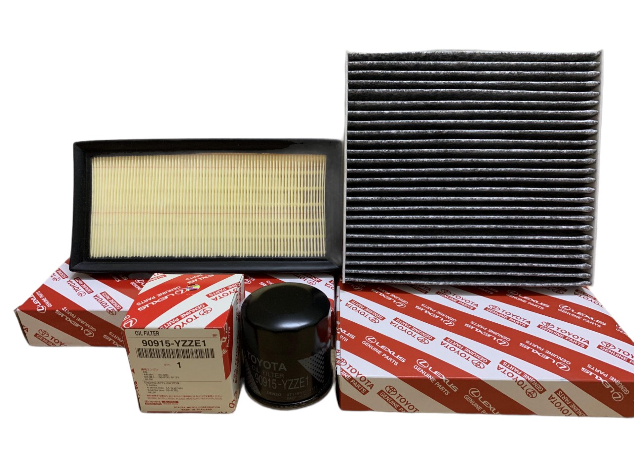 Combo 3 sản phẩm lọc gió động cơ , lọc điều hòa , lọc nhớt , dùng cho xe vios, yaris, altis từ 2014-2021