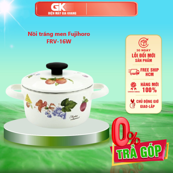 Nồi tráng men fujihoro frv-16w - giao toàn quốc