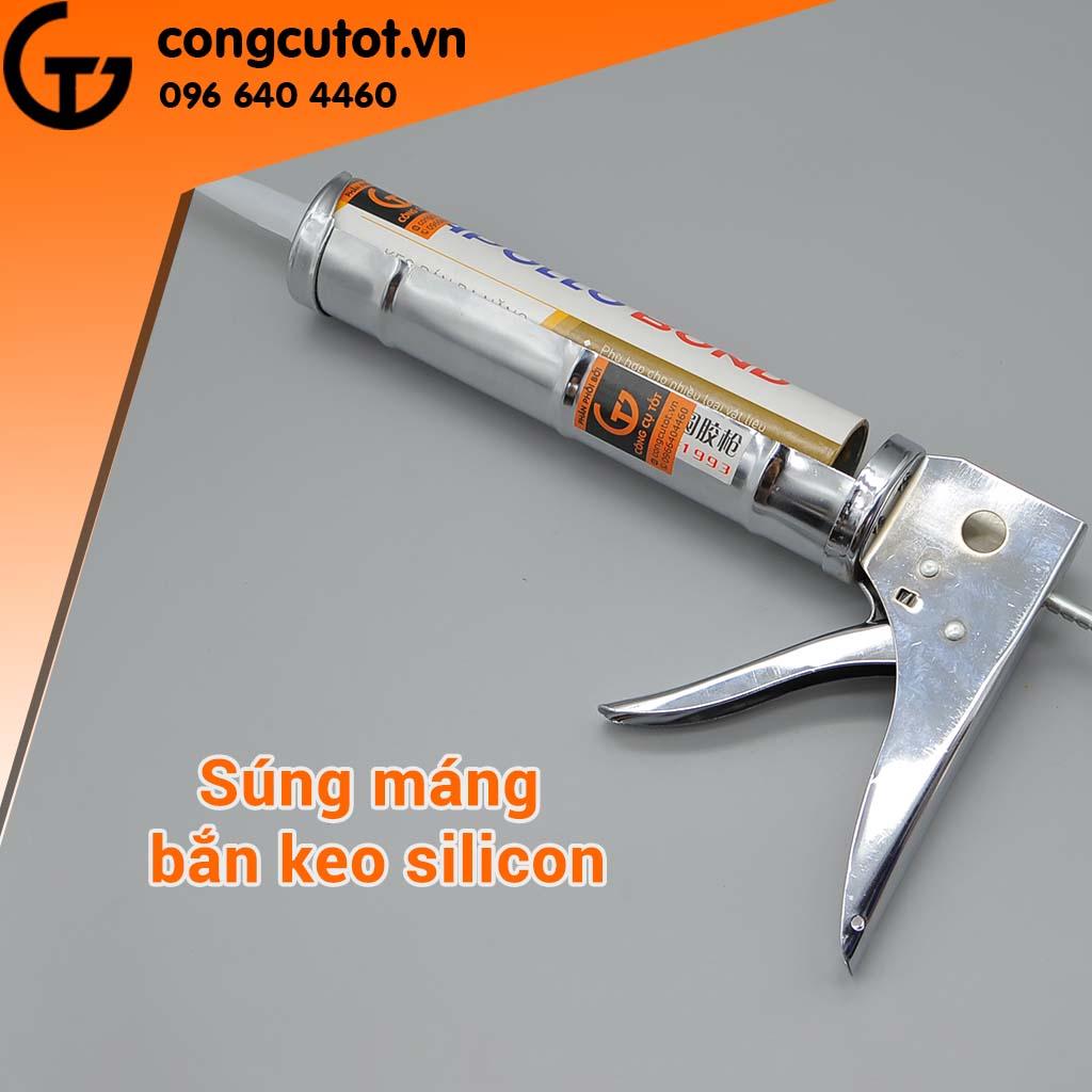 Súng bắn keo silicon keo kèm keo dán đa năng Apolo
